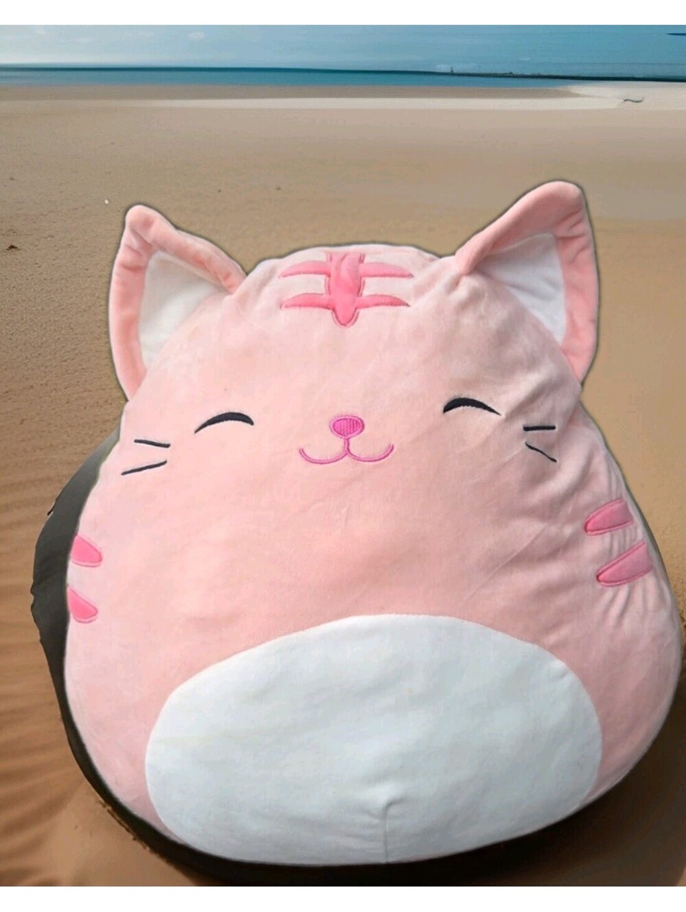 Plush Kellytoy Squishmallows Pink Cat Paulita Plush 16" Stuffed Toy Lovey